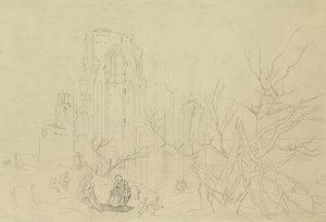 Studium na zimę, 1803 autorstwa Caspar David Friedrich