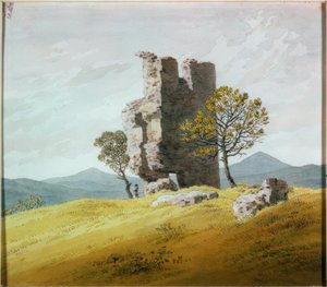 Turmruina autorstwa Caspar David Friedrich