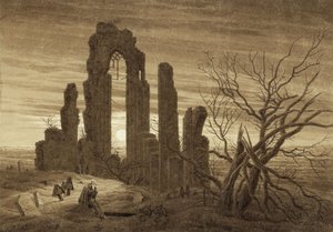 Zima - Noc - Starość i Śmierć z czasów i epok cyklu człowieka, 1803 autorstwa Caspar David Friedrich