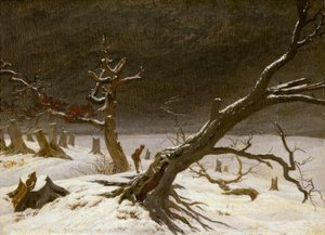 Zimowy krajobraz autorstwa Caspar David Friedrich