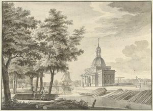Widok nowo wybudowanego Muiderpoort, 1771