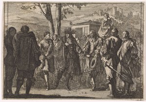 Król Karol I z Anglii zostaje schwytany przez angielskich żołnierzy, 1647