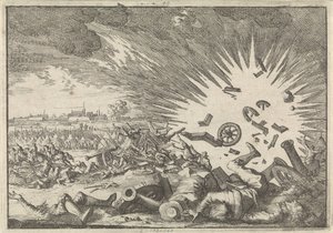 Wybuch francuskiej prochowni podczas oblężenia Namur, 1640