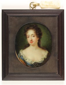 Mary II (akwarela na welinie) autorstwa Caspar Netscher