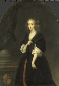 Portret Jacoby Bicker (1640-95), żony Pietera de Graeff autorstwa Caspar Netscher