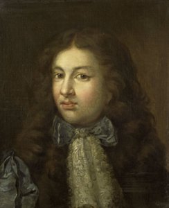 Portret Thedoora Netschera (1661-1728), najstarszego syna artysty autorstwa Caspar Netscher