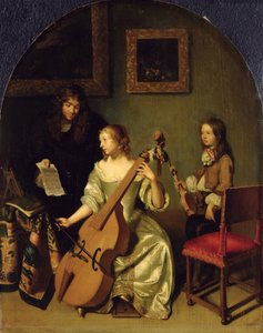 Bassviolista, 1665