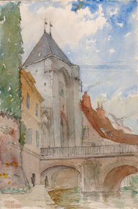 Most w Moret, Francja autorstwa Cass Gilbert