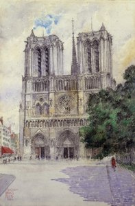 Katedra Notre Dame, Paryż, 1933.