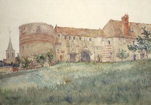 Zamek w Houblouniere, 1924. autorstwa Cass Gilbert