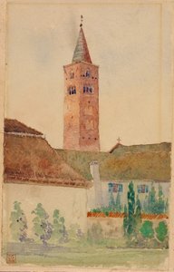 Wieża kościelna, Włochy autorstwa Cass Gilbert
