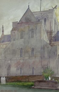 Transept północny, katedra w Winchester, Anglia autorstwa Cass Gilbert