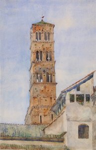 Wieża, San Francisco Romano, Rzym, 1898. autorstwa Cass Gilbert