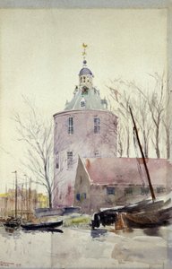Wieża w Enkhuisen, Holandia autorstwa Cass Gilbert