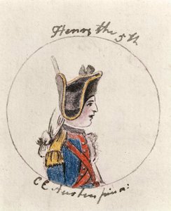 Henryk V, ok. 1790 (pióro i atrament i toaleta na papierze)