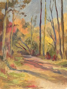 Spokojna jesienna ścieżka