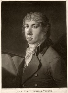 Johann Nepomuk Hummel (1778-1837) wyryty przez Wrencka autorstwa Catharina Escherich