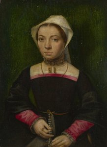 Dama z różańcem, ok. 1930 r. 1550 autorstwa Catharina van Hemessen