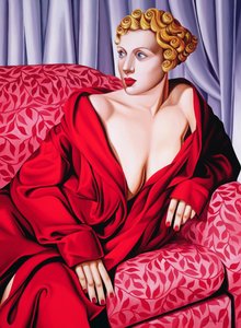 czerwone kimono autorstwa Catherine Abel