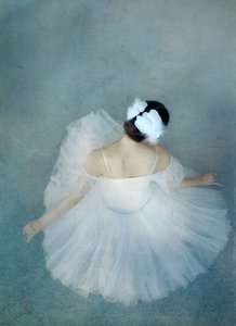 Elegancka balerina „Łabędź” autorstwa Catherine Wang