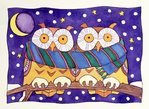 Sowy nocą autorstwa Cathy Baxter