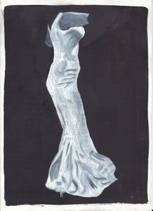 Elsie, 2012 (olej i akryl na papierze)