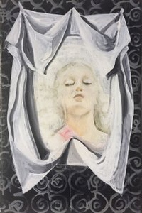 Lara Veronica, 2014-16 (olej na płótnie) autorstwa Cathy Lomax
