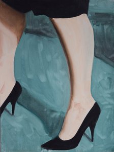 Misfit Legs 1, 2013 (olej na papierze)