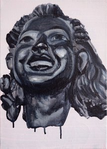 The Merry Maidens: Olivia, 2017 (olej na płótnie) autorstwa Cathy Lomax