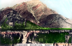 Cascade Mountain, Banff, Alberta, Kanada, ok. 1920 r.