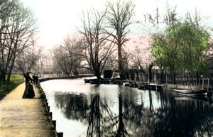 Rzeka Gipping, Ipswich, 1926.