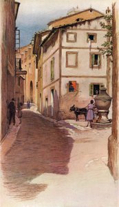 „Scena uliczna z Majorki”, XX wiek 1931 autorstwa Cecil Charles Windsor Aldin