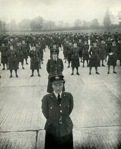 W.A.A.F. Oficerowie w ich szkole nauczania, ok. 1943. autorstwa Cecil Beaton