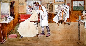 Air getting rayther thin on the crown", ilustracja z Handley Cross autorstwa R. S. Surteesa (pióro i tusz z akwarelą na papierze) autorstwa Cecil Charles Windsor Aldin