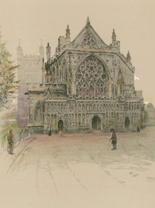 Katedra w Exeter autorstwa Cecil Charles Windsor Aldin