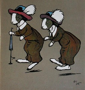Humpty and Dumpty, ilustracja z „Merry Party” May Byron, wydanej przez Hodder and Stoughton autorstwa Cecil Charles Windsor Aldin