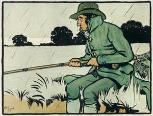 Staroangielskie sporty i gry: wędkarstwo autorstwa Cecil Charles Windsor Aldin