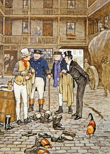 Sam w Białej Hart autorstwa Cecil Charles Windsor Aldin
