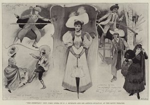 The Chieftain, New Comic Opera autorstwa FC Burnarda i Sir Arthura Sullivana, w Savoy Theatre autorstwa Cecil Charles Windsor Aldin