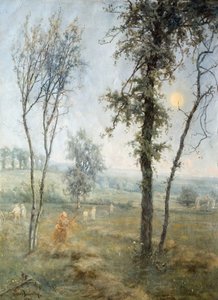 Sianokosy przy świetle księżyca, 1876.