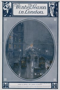 Londyn zimą – mokry wieczór na Piccadilly