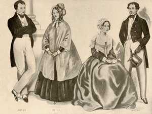 Odzież z lat 1836-1847, 1907, 1937.