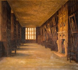 Widok Długiej Galerii W Aston Hall, 1870-1880. autorstwa Cecilia C Foster