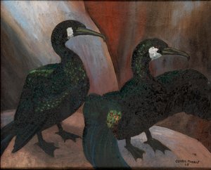 Kormorany zielone autorstwa Cedric Morris