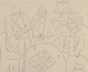 Gra Ludo autorstwa Cedric Morris