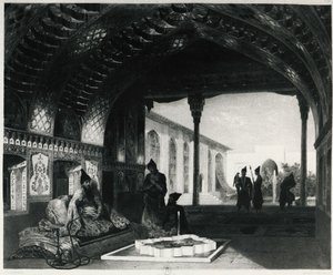 Sala Lustrzana w Pałacu Sardara z Erewania, Celestin Francois Nanteuil (1813-1873), Armenia