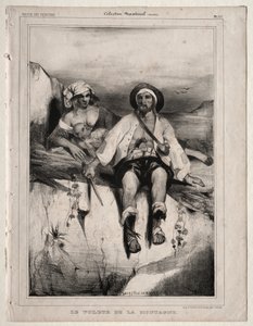 Zbójca z Góry autorstwa Celestin Francois Nanteuil