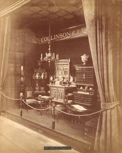 Wystawa mebli Collinson & Lock (odbitka albuminowa)