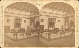Wystawa mebli Herts & Co. - Gmach Główny (zdjęcie czarno-białe)