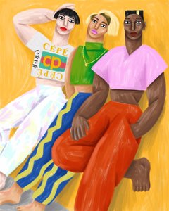 Przeskocz mur autorstwa Cépé